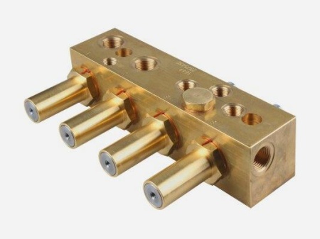 Распределительный блок 3х ступенчатый для горелки Riello, 3003707