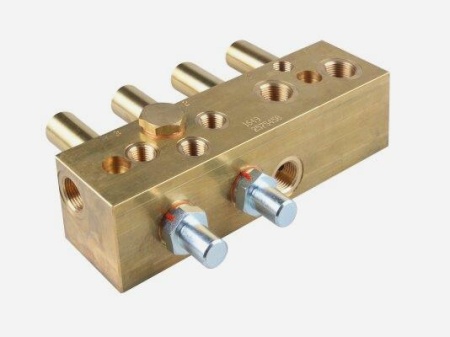 Распределительный блок 3х ступенчатый для горелки Riello, 3003707